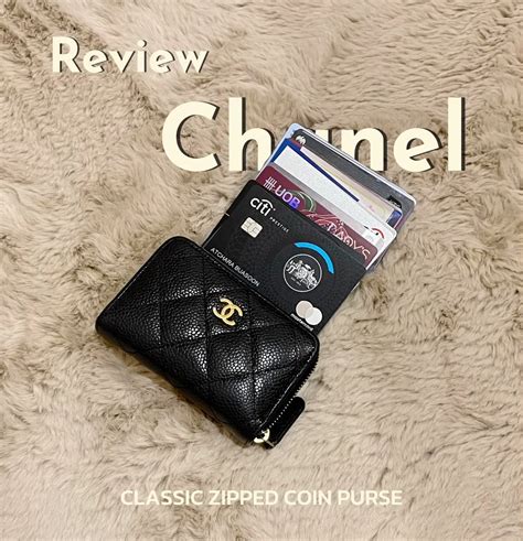 chanel zipped coin purse review|chanel classic coin purse.